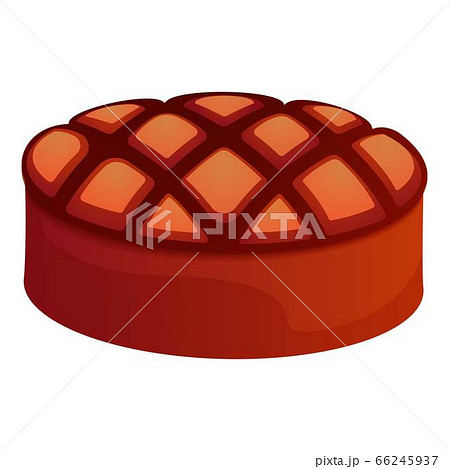 Grilled steak icon, cartoon style Grilled steak icon, cartoon style 66245937