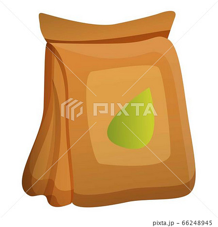 Matcha tea package icon, cartoon style 66248945
