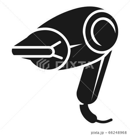 Professional hair dryer icon, simple style 66248968
