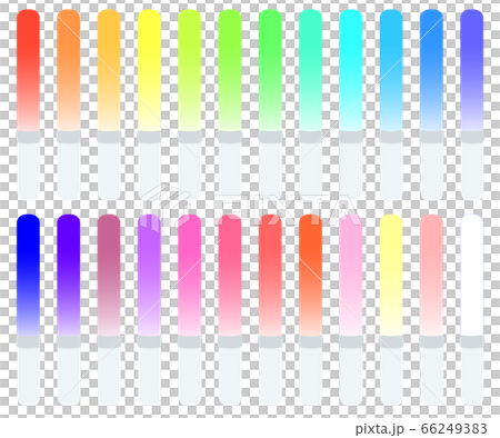 24 colors penlight _ no line - Stock Illustration [66249383] - PIXTA