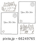 Vector drawing cats on a white background 66249765