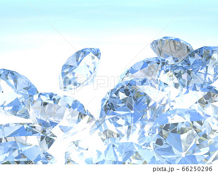 CGイラストデザイン　ブリリアントカットダイヤモンドイメージのバックグラウンド 66250296