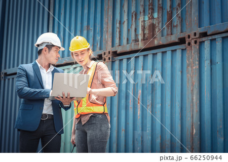 Container Shipping Logistics Engineering of Import/Export Transportation Industry Container Shipping Logistics Engineering of Import/Export Transportation Industry 66250944