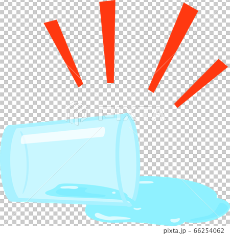 Falling cup and spilled water 66254062