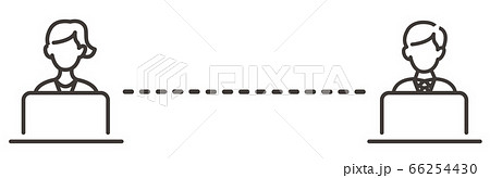 remote work at home icon 66254430