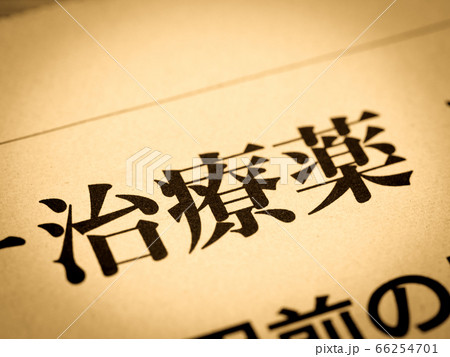 「治療薬」の見出し 「治療薬」の見出し 66254701
