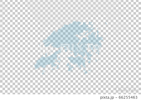 A blue dot map of Hong Kong, including neighboring countries. Large size. 66255463