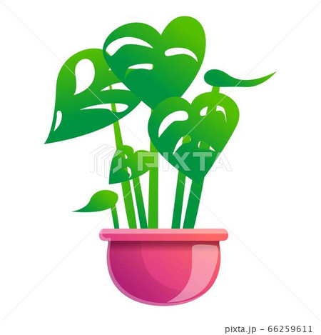Houseplant icon, cartoon style Houseplant icon, cartoon style 66259611