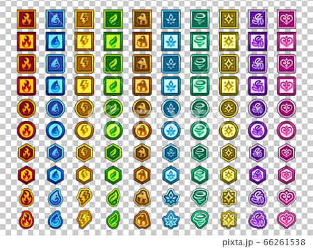 ゲーム／アイコン／属性／タイプ／メタル／C 66261538