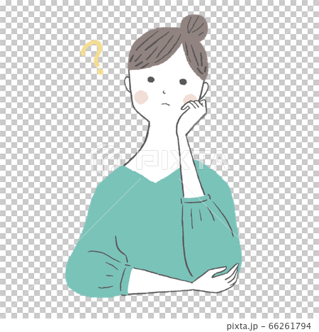 Thinking woman 66261794