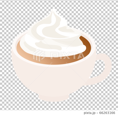 生クリーム入りのホットドリンク 66263166