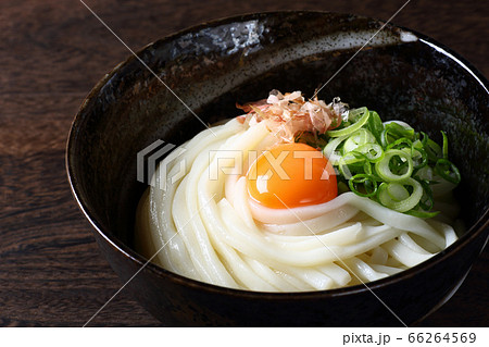 釜玉うどん、クローズアップ 66264569