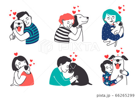 People and pets set People and pets set 66265299