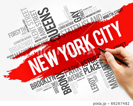 List of streets in New York City, word cloud 66267482