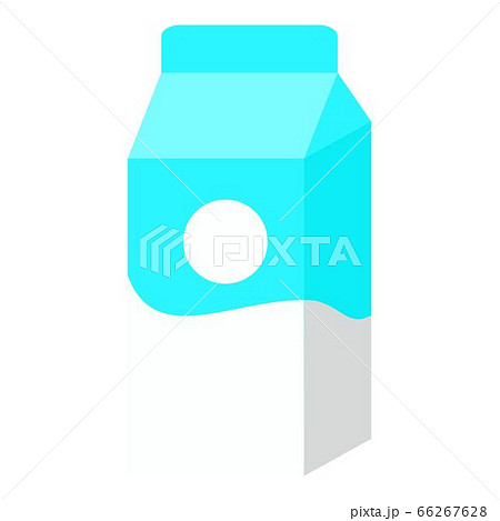 Milk package icon, flat style Milk package icon, flat style 66267628