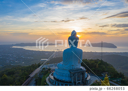aerial photography Phuket big Buddha in sunrise aerial photography Phuket big Buddha in sunrise 66268053