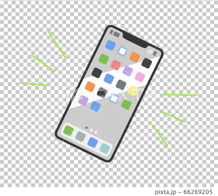 スマートフォンのイラスト（スマホ・携帯電話） 66269205