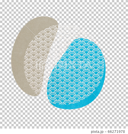 正円に和の伝統柄。ダイナミックな色。流動性のある液体のようなフォームとライン。 66271978