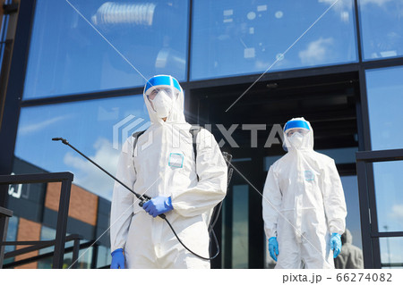Futuristic Disinfection Workers Futuristic Disinfection Workers 66274082