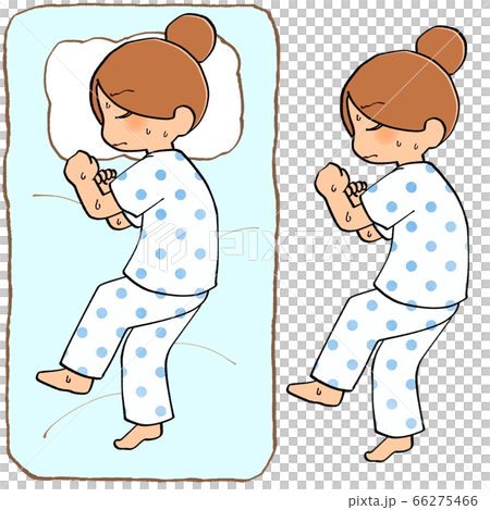 圖庫插圖:失眠的女人蒲團集 圖庫插圖:失眠的女人蒲團集 66275466