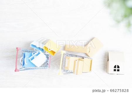 shopping online concept- home delivery for shopping online concept- home delivery for 66275828