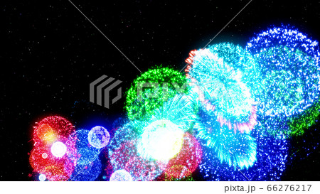 花火 打ち上げ花火 打上花火 祭 フェスティバル 3D イラスト CG 背景 バックグラウンド 花火 打ち上げ花火 打上花火 祭 フェスティバル 3D イラスト CG 背景 バックグラウンド 66276217