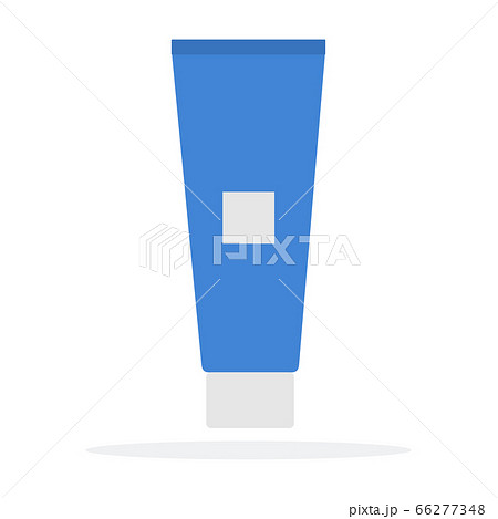 Tuba for cream vector flat material design isolated object on white background. Tuba for cream vector flat material design isolated object on white background. 66277348