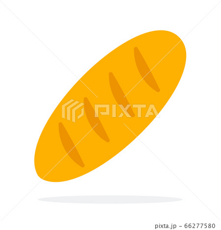 White bread vector flat material design isolated object on white background. 66277580