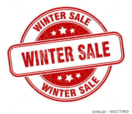 winter sale stamp. winter sale round grunge sign. - Stock Illustration  [66277969] - PIXTA