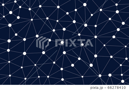Vector Wireframe polygonal lines. Connecting dots. 66278410
