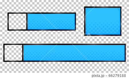 ストリートポップなテロップベース・水色・アイコン枠付き ストリートポップなテロップベース・水色・アイコン枠付き 66279188