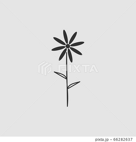 Chamomile icon flat. Chamomile icon flat. 66282637