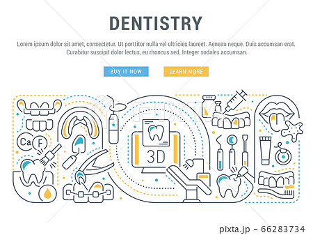 Vector Illustration of Dentistry. 66283734