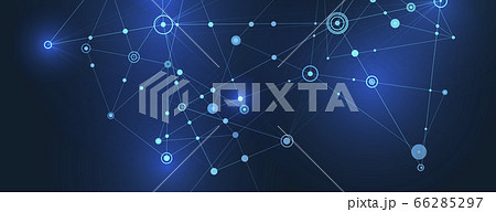 Internet connection abstract sense of science and technology graphic design background. Vector illustration 66285297