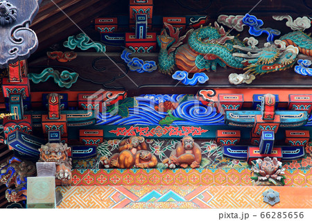 左甚五郎彫刻の秩父神社 66285656