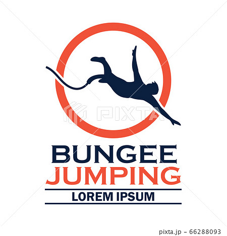 bungee jumping logo with text space for your slogan bungee jumping logo with text space for your slogan 66288093