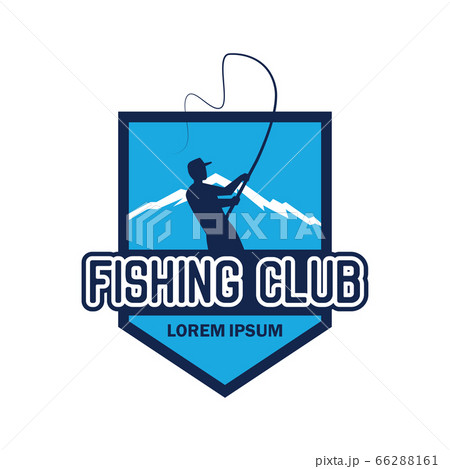 fishing logo with text space for your slogan 66288161