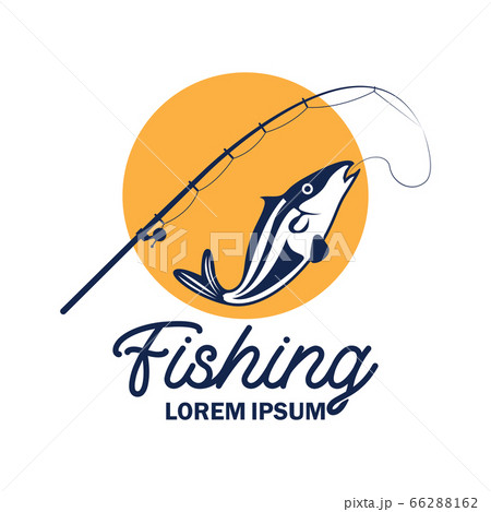 fishing logo with text space for your slogan fishing logo with text space for your slogan 66288162