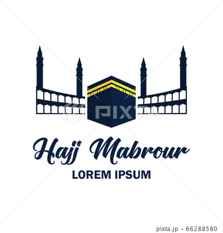 makkah kaaba hajj omra logo with text space for your slogan makkah kaaba hajj omra logo with text space for your slogan 66288580