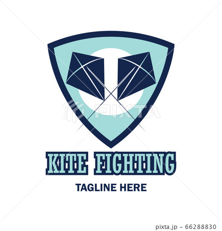 kite fighting logo with text space for your slogan kite fighting logo with text space for your slogan 66288830