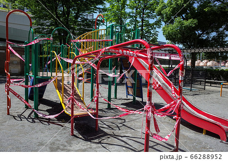 使用禁止の公園遊具 使用禁止の公園遊具 66288952