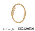 Golden vintage frame. Isolate mirror. Design retro element. physical realistic reflection . 66289639