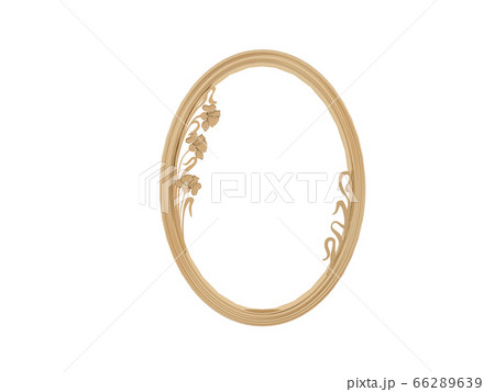 Golden vintage frame. Isolate mirror. Design retro element. physical realistic reflection . Golden vintage frame. Isolate mirror. Design retro element. physical realistic reflection . 66289639