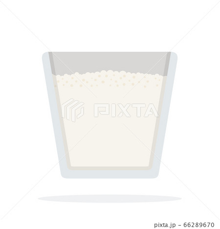 Frothed milk for coffee drinks vector icon flat isolated 66289670
