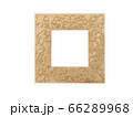 Golden vintage frame. Isolate mirror. Design retro element. physical realistic reflection . 66289968