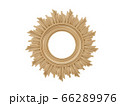 Golden vintage frame. Isolate mirror. Design retro element. physical realistic reflection . 66289976