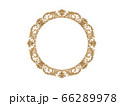 Golden vintage frame. Isolate mirror. Design retro element. physical realistic reflection . 66289978