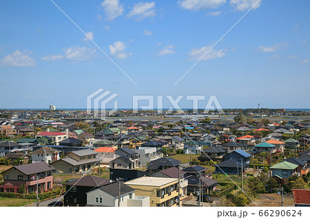 お昼頃の東京オリンピックサーフィン会場の千葉県一宮町 66290624