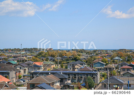 お昼頃の東京オリンピックサーフィン会場の千葉県一宮町 お昼頃の東京オリンピックサーフィン会場の千葉県一宮町 66290646