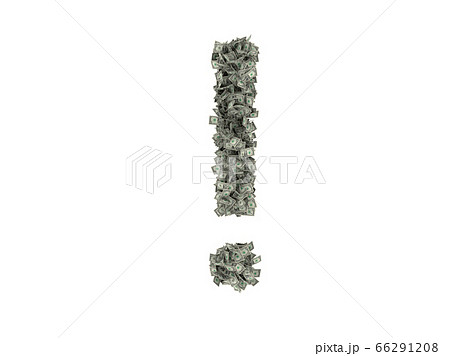 digits and characters from dollars. .isolate on white background. 3d rendering digits and characters from dollars. .isolate on white background. 3d rendering 66291208